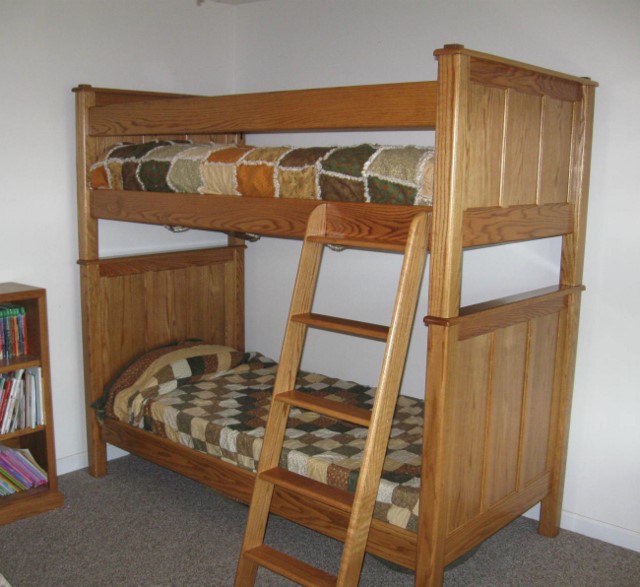 oak bunk beds